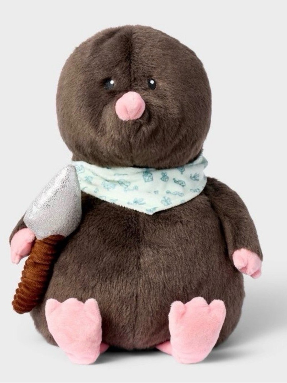 Gigglescape Mole Plush W/ Scarf & Spade Stuffed Animal Toy 12" NWT
